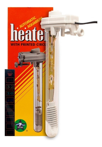Heater 100w Termostato Aquecedor 110v + Termômetro Tampa
