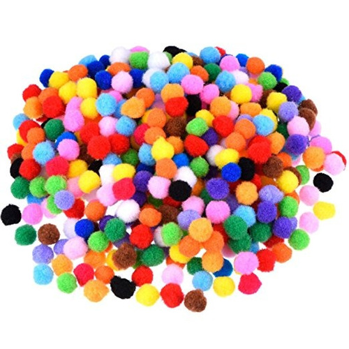 Blulu Pompoms Para La Toma De Craft Y Hobby Supplies, 500 Un