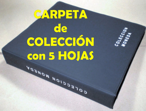 Eb+ Carpeta Nueva Para Fichas Y Cospeles Con 5 Hojas