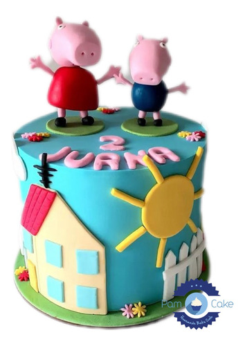 Torta Peppa Pig Artesanal George Pig