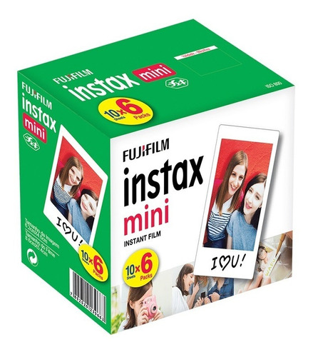 Papel Filme Para Instax Mini 7  8 9 11 Mini Link  60 Photos 