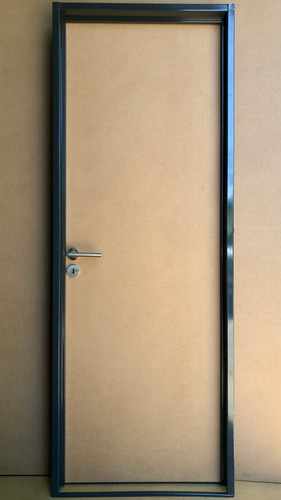 Puerta Placa Mdf 60/70 Tabique 15 Marco Chapa 22
