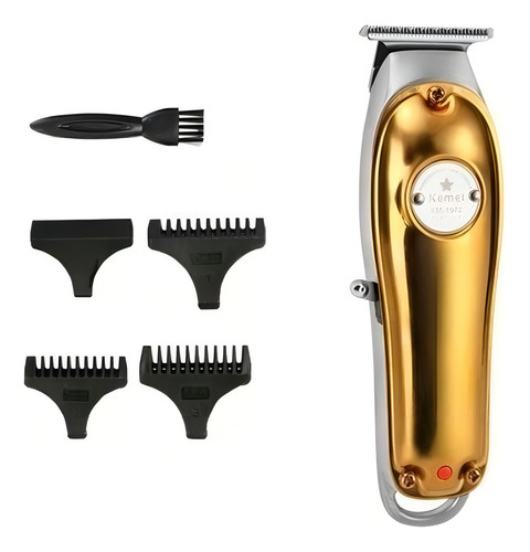Maquina De Cortar Cabelo Pelos Corte Recarregavel Acabamento