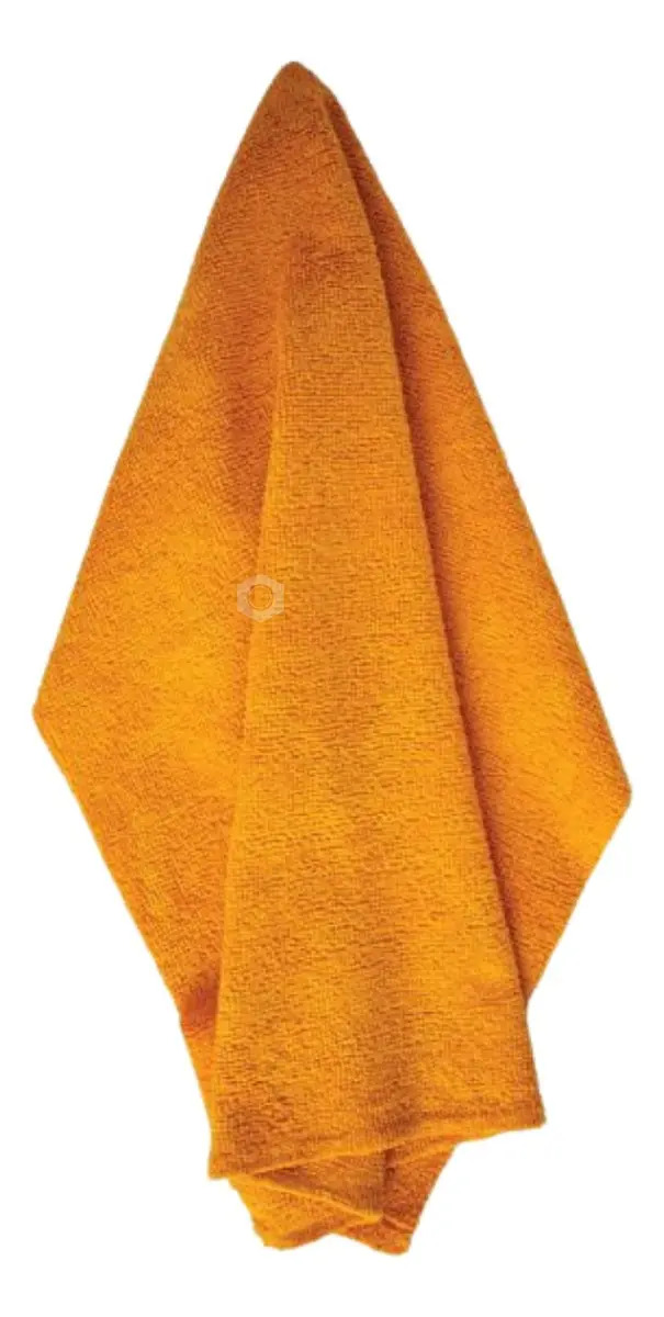 Toalha Microfibra Sem Costura Uso Geral 40 X 40 Laranja SGT