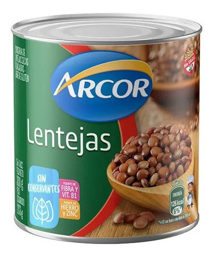 Lentejas Arcor Mediano