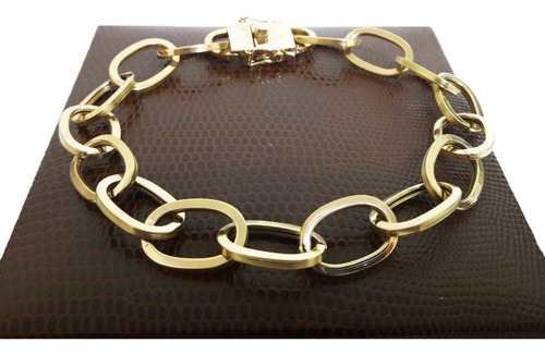Pulseira Imperatriz 12 Gramas 11mm Ouro 18k 750 Comprimento 19 Cm Cor Amarelo Diâmetro 0 Cm