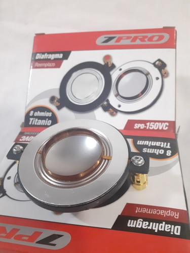 Remplazo Diafragma Membrana Para Driver 7pro De 34mm