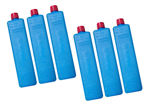 6x Caixas De Gelo Blocos De Congelador Multifuctional Blocos
