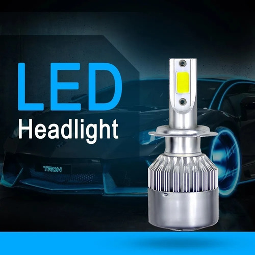 Imagen 2 de 10 de Ampolleta Auto Led Headlight C6 H4 36w Luz Xl Max Power