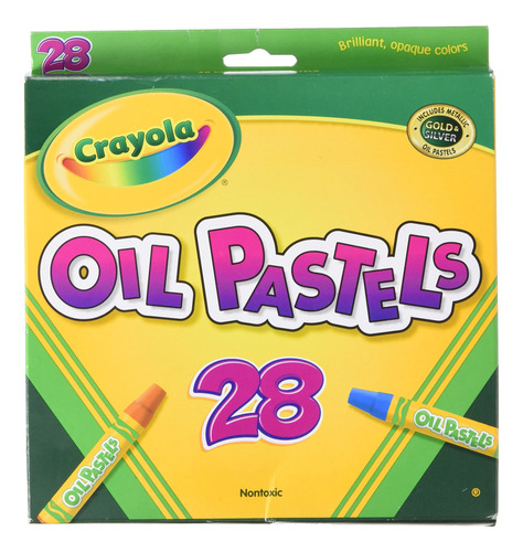 Crayola Pasteles Al Óleo-28/pkg