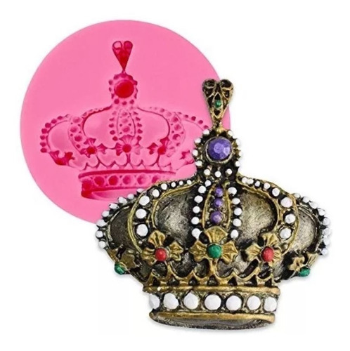 Molde Silicona Corona Imperial 3d Princesa Brazil Liniers