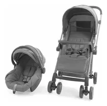 Comprar Coche De Bebé Travel System + Silla Para Auto Bebesit Oviedo Color Gris Chasis Gris
