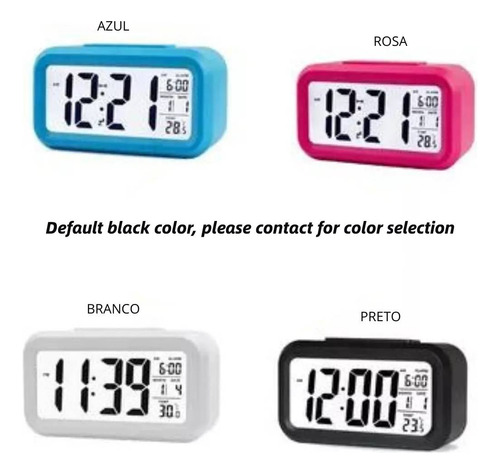 Reloj De Pared Chronos Calendar High Digital