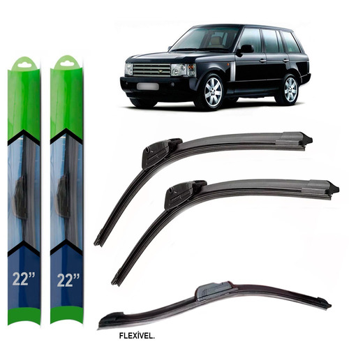 Par Palheta Para-brisa Range Rover 1994/2002 Silicone Oferta