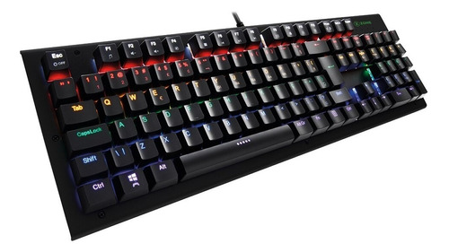 Teclado Gamer Bluetooth Mecânico Xzone Gtm-01 Led Cor de teclado Preto Idioma Português Brasil