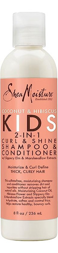 Champu Y Acondicionador 2 En 1 Para Niños Aceite Coco Coco H