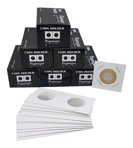Imagem 2 de 6 de 6 Caixas De 50 Coin Holder Cada - Para Moedas Coleção