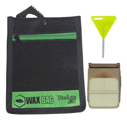 Bolsa Guardar Parafina Pro-lite C/ Raspador Chave De Quilha