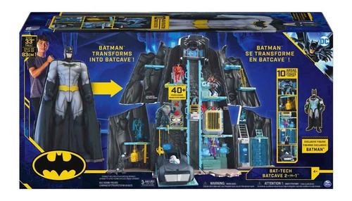 Batman Transformaçao Batcaverna Playset Com Sons 2879 Sunny