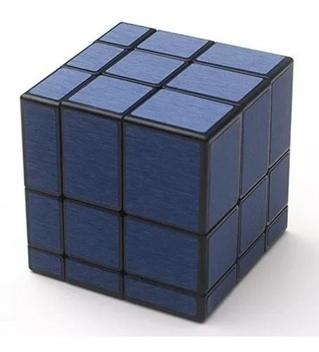 Cubo Rubik Mirror 3x3 Azul Oscuro  Marca Qiyi