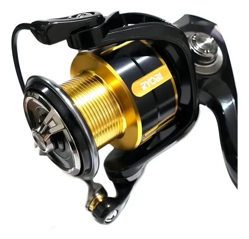 Molinete Ryobi Zeus II 3000hpx 8 Rolamentos Preto Manivela Direito