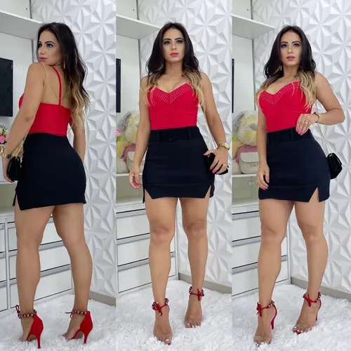 Saia de hotsell bengaline com ziper