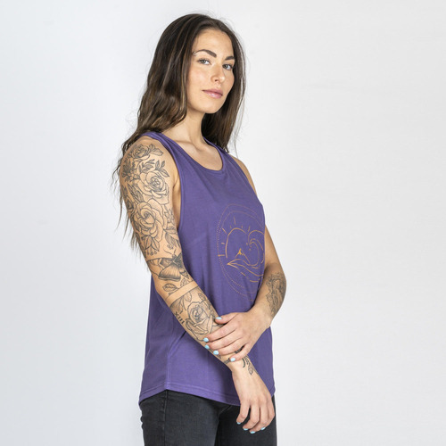 Polera S/m Mujer Baltra Morado Burton