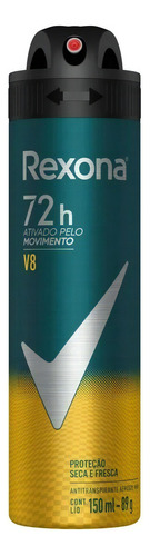 Desodorante Aerosol V8 Rexona Men 150ml