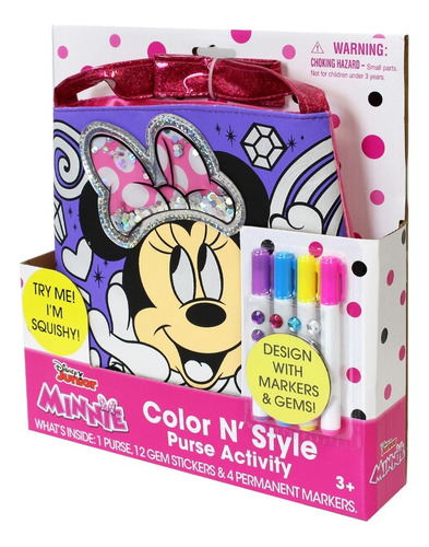 Minnie Mouse Mod 924 Bolsita Lindisima De Actividades