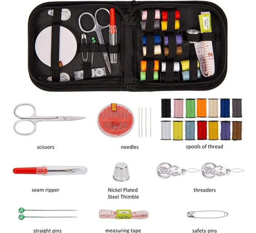 Set De Costura Completo Estuche Costurero Kit Calidad - Qr!