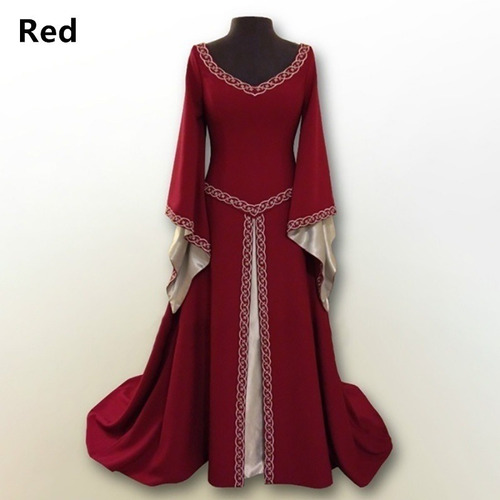 Trajes Medievales Fiesta Renacentista Vestidos Retro