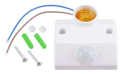 Imagen 4 de 7 de Sensor De Movimiento Pir Con Soquete E27, 220v, 5a, Diy