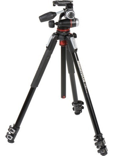 Tripé Manfrotto MK190xPro 3-3W com cabeça para P/6 kg