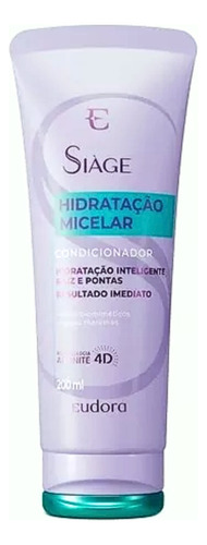 Siage Condicionador 200ml Hidratação Micelar