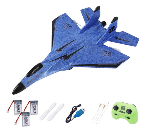 Ly Avión Eléctrico Rc, Batería Azul 3x Batería Azul 3x