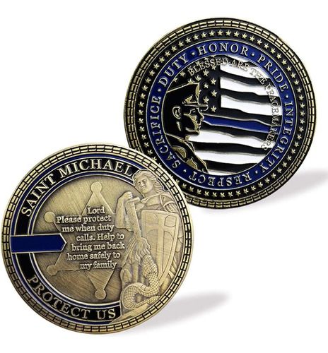 Moneda Desafío Policía San Miguel - Collar Identificación