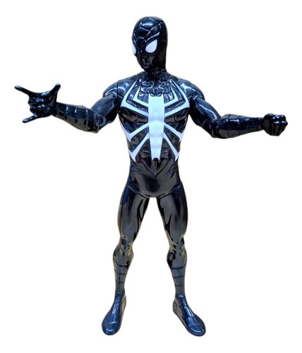 Figura Accion Spiderman Negro 23 Cm Jlt 53989