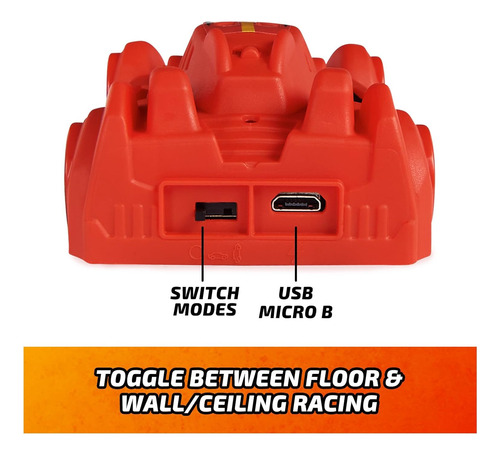 Air Hogs, Zero Gravity Sprint Rc Car Wall Climber, Red Us...