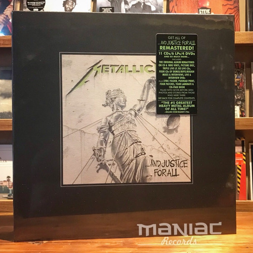 Metallica And Justice For All Edicion Box Set