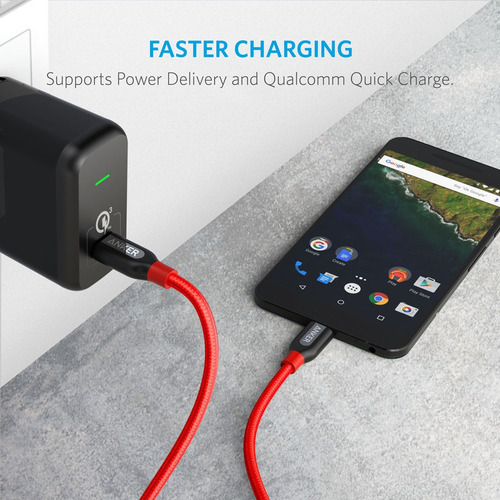 Cabo Original Anker Powerline Usb-c Usb-c 0,9m Frete Grátis
