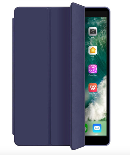 Imagem 4 de 5 de Capa Smartcase Para iPad Air 4 10.9 C/ Suporte Pencil Azul