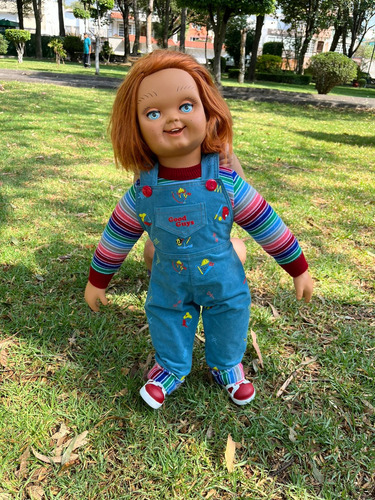 Muñeco Chucky Dormilón 80 Cm Con Caja Amarilla Y Sonido