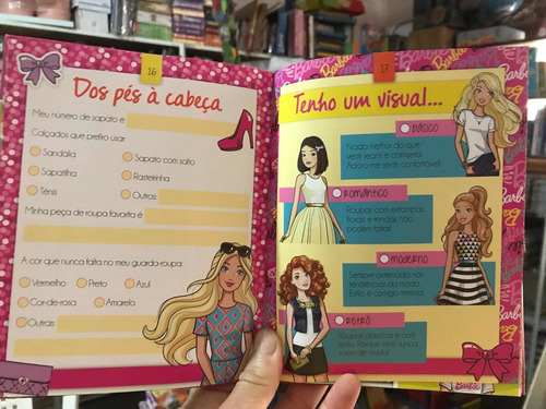 Imagem 4 de 4 de Meu Diário De Segredos Da Barbie C/ Caneta Mágica E Cadeado