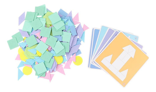 Rompecabezas Tangram Juguete Creativa Geométrica 230pzs