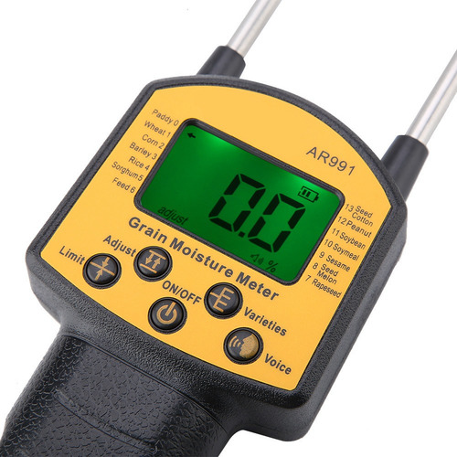 Sensor Inteligente Ar991 Digital Lcd Grão Medidor De Umidade