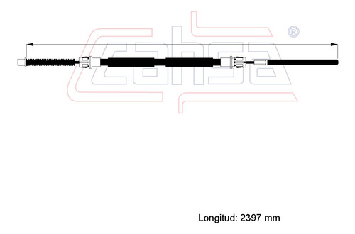 Cable Freno Trasero Derecho Para Oldsmobile Achieva 1995 3.1