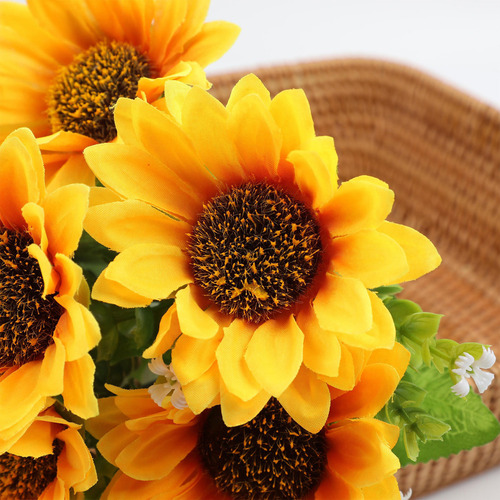 Djzh Sroje Paquete De Flores Artificiales Con Forma De
