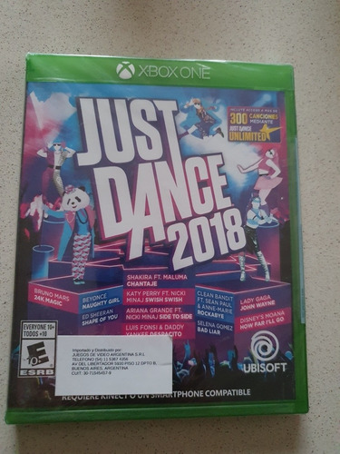 Video Juegos Xbox OneJust Dance 2018