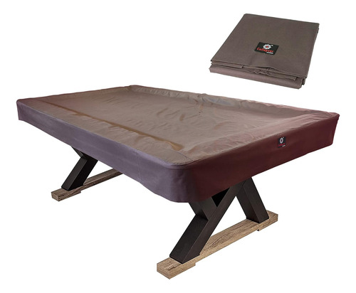 Funda Cubre Mesa De Billar Impermeable 254cm X 142cm Marron