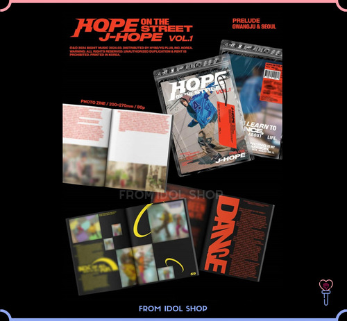 J-hope ( Bts ) Album Hope On The Street Vol. 1 Set Original